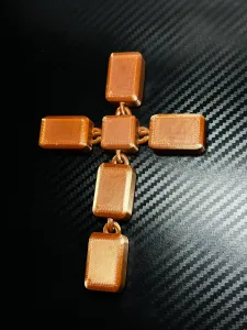 Print-in-Place Fidget Cross ~ 50-Minute Fast Print