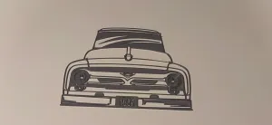 3D Printed 1956 Ford Pickup Wall Art