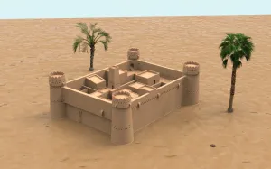 MASMAK FORTRESS KSA 3D - قلعة المصمك المملكة العربية السعودي