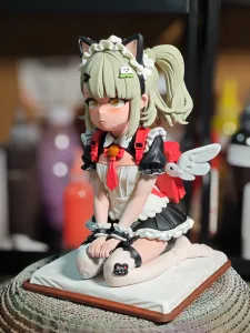 《绝区零》千夏 坐姿 可爱 女仆装 手办 高18cm 已分件 易上色 多色打印 CFS