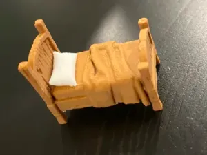 Wooden bed - DND terrain
