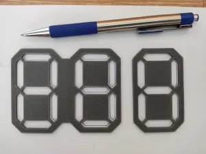 Seven-Segment Stencil