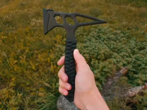 Viking-Style Utility Axe with Paracord Handle