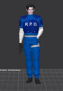 Leon S. Kennedy Resident Evil 2 Multicolor