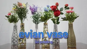 EVIAN BOTTLE Vase (E -TYPE free model)