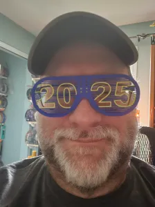 2025 New Years Clip-On Glasses