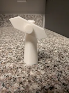 little wind mill that can rotate 365 degrees