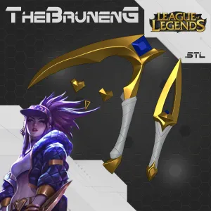 K DA Akali prop weapons LOL league of legends cosplay