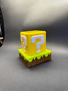Mystery box planter Super Mario inspired