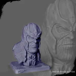 Thanos Bust – Marvel Fan Art Sculpture