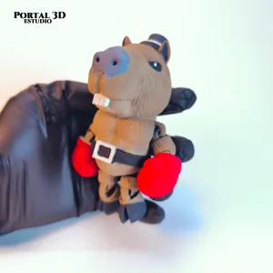 🥊 Capybara Boxer Flexi – Print in Place 🦫
