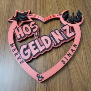 Özelleştirilebilir KAPI SÜSÜ - İslam - 3D MODEL