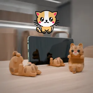 CAT PHONE STAND CUTE!