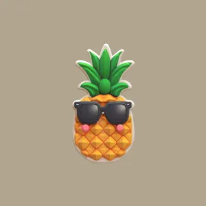pinapple  fridge magnets