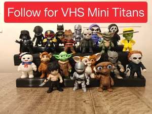 Rambo VHS Mini Titan - Multicolor Print