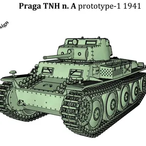 Praga TNH n. A / Pz.Kpfw. 38(t) neuer Art 1st prototype