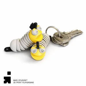 worm keychain
