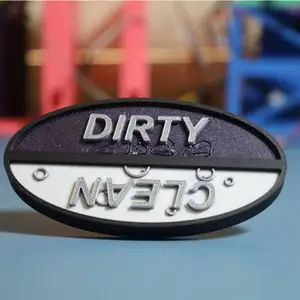 Clean and Dirty Dishwasher Magnetic Indicator