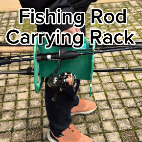 Fishing Rod Carrier Rack – 3D Printable, Snap-Fit