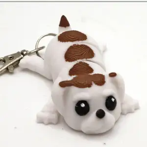 Flexi Puppy Keychain