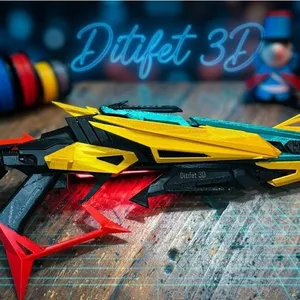 🔫 COD Style Sci-Fi Blaster - Ultimate Multicolor Edition