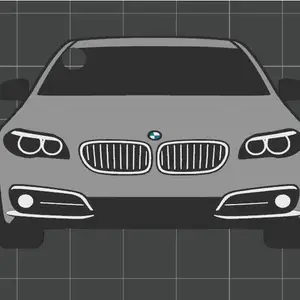 Car Keychain - BMW Series 5 (gen. F10/F11)