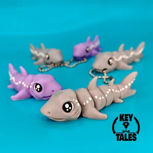 The Shark (flexi - keychain - magnet & mini!)