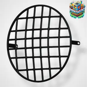 Motorcycle Headlight Guard Mesh – 3D Printable