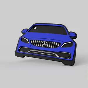 Mercedes C63s AMG - keychain