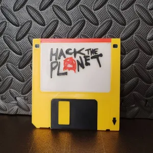 floppy disk hack the planet