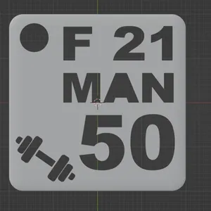 Номерки муж 1-50 ф 21