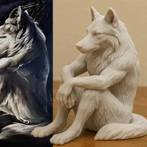 Alpha Werewolf Meme 3D Model