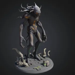 void creature named Xezir summoned by fallen elves game rpg