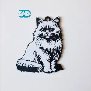Chinchilla Persian keychain+magnet