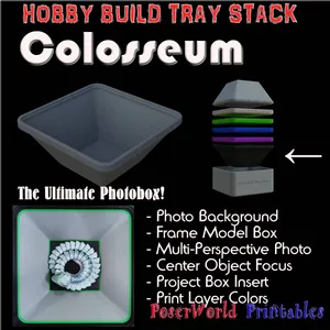 Hobby Build Tray Stack - Colosseum Photo Box