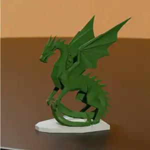 Modern Dragon Low Poly