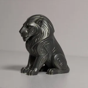 Lion tribal figurine