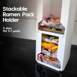 Stackable Ramen Pack Holder – 5, 6, or 7 Packs