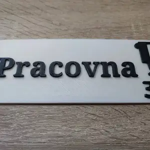 Cedule pracovna/Workplace sign