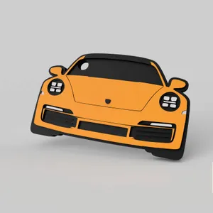 Porsche 911 Carrera - keychain