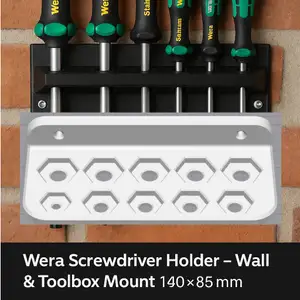 Wera Screwdriver Holder 3D Print Tool Holder Garage/ Toolbox