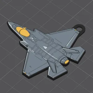 F35 Multi-Colour Keychain / Keyring