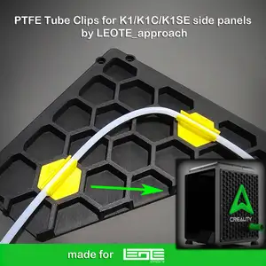 PTFE Tube Clips for LEOTE_approach's K1 series Side Panels
