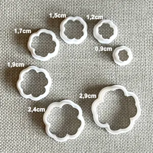 Clover Cutter for Polymer Clay, Clay cutter, Set,Clover,Mold