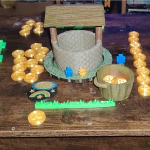 Leprechaun at the wishing well-the battle for the power coin