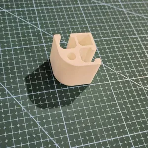 Curved aluminum profile 32x32 mm