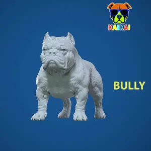 American Bully model - Bully statue Dog - 3D print