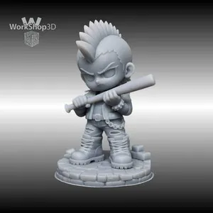 Female Punk Chibi Collection from WorkShop3D