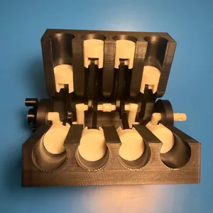 FlatPlane V8 Engine Model