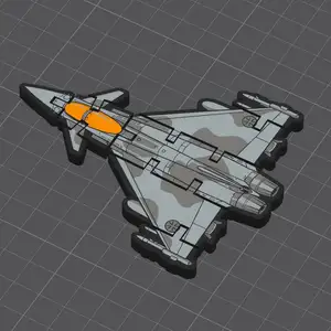 Eurofighter Typhoon Multi-Colour Articulated Flexi